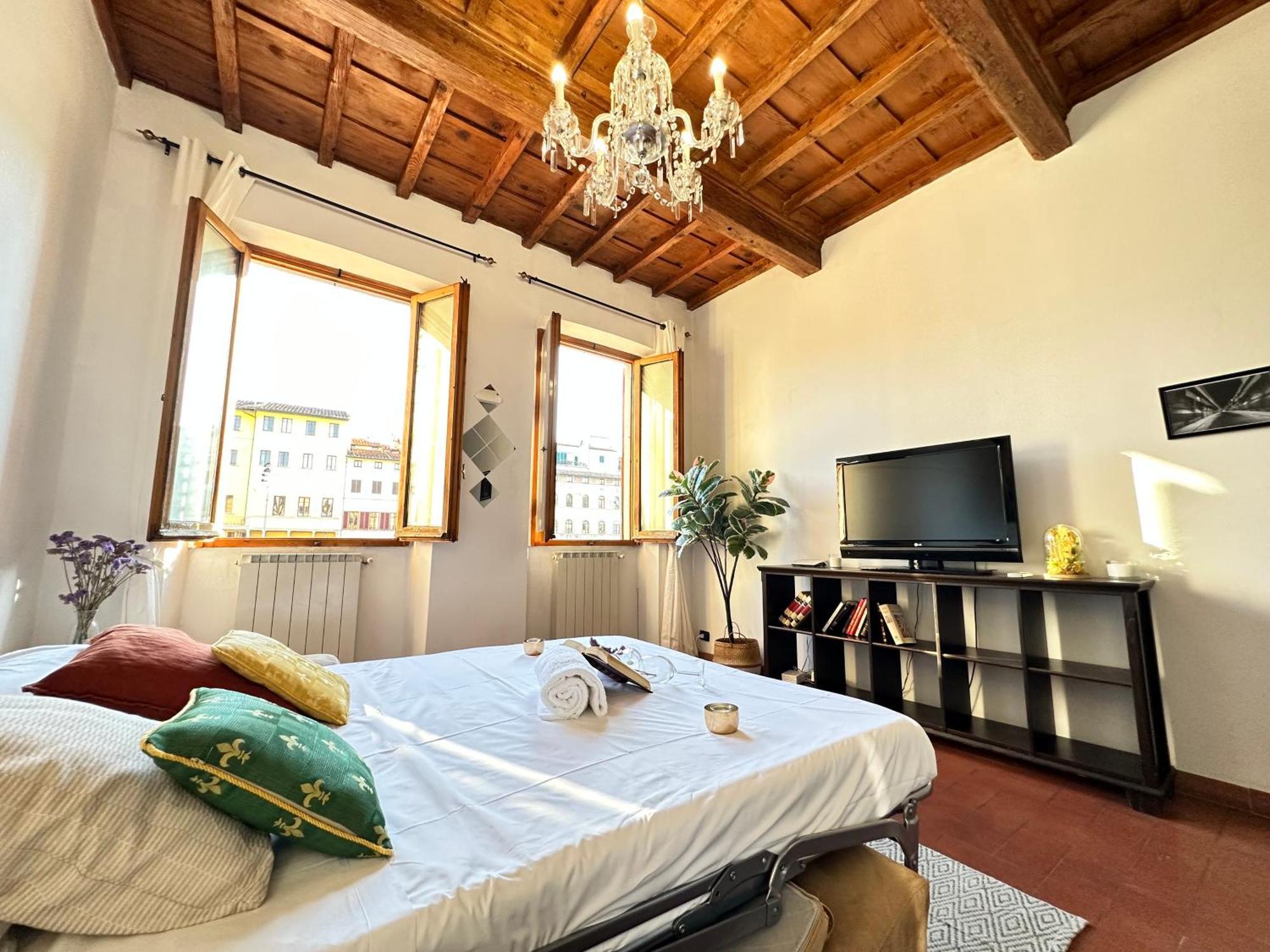 شقة Luxurious View On Santa Croce فلورنس المظهر الخارجي الصورة